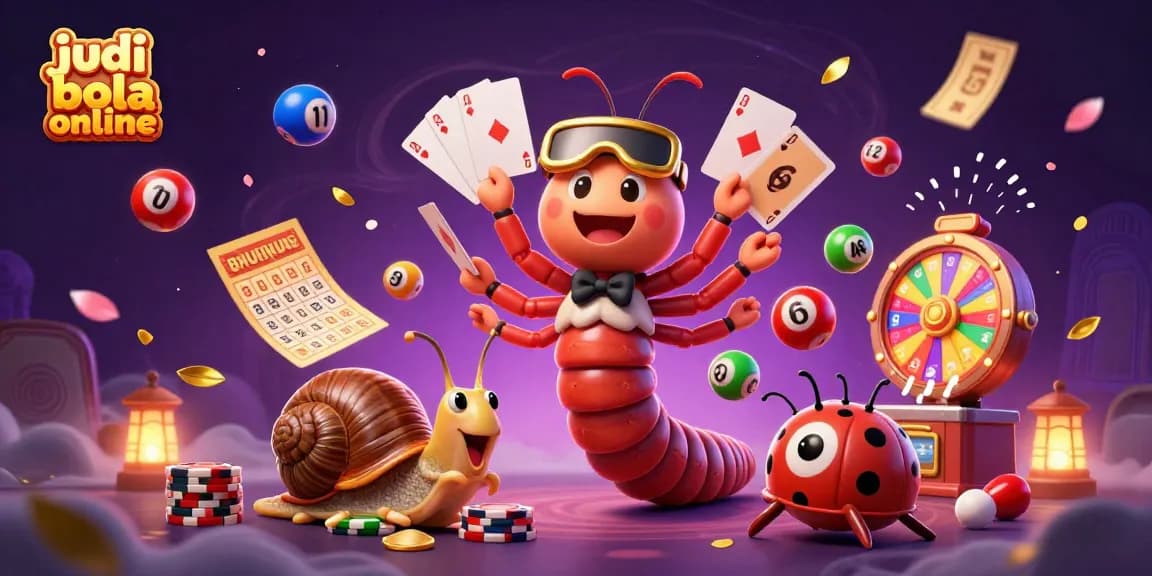 Engage with judi bola online as vibrant characters showcase exciting betting strategies in a dynamic casino scene.