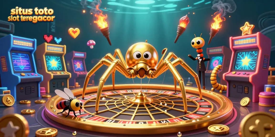 Place bets at the situs toto slot tergacor with vibrant 3D casino characters and exciting game elements.