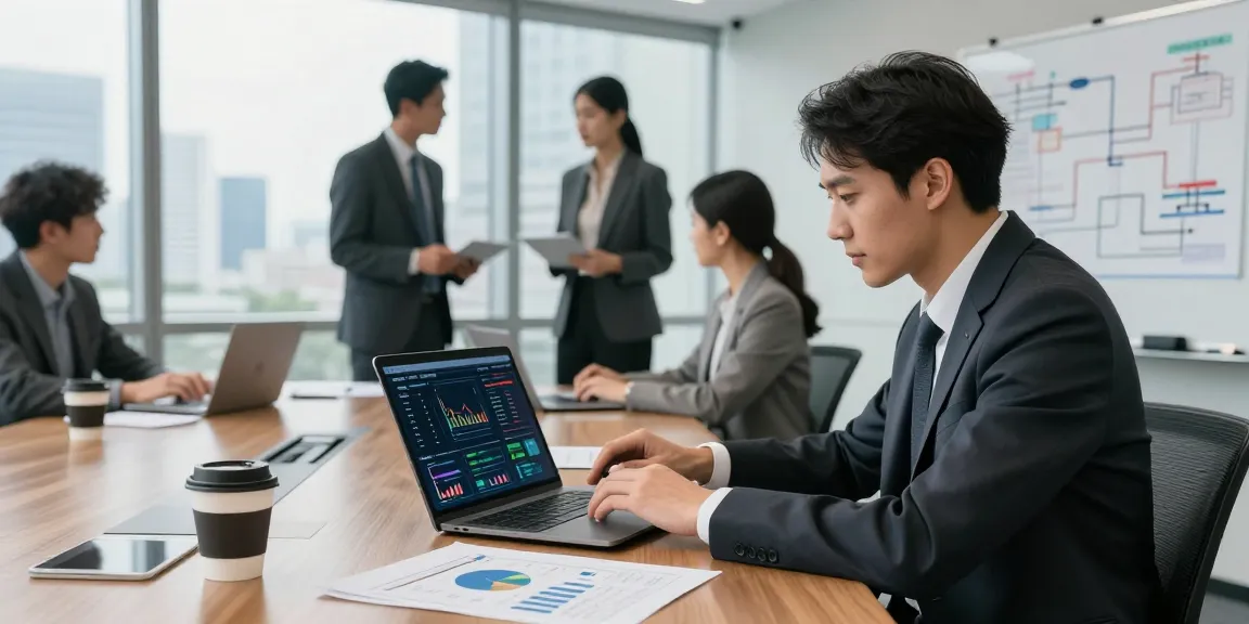 Engaged professional analyzing asset tracing tools in a modern office setting, showcasing effective strategies for financial asset management.