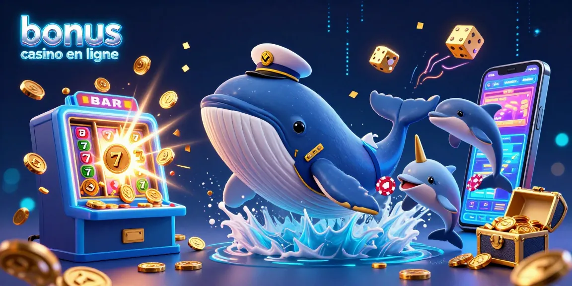 Vivez l'excitation du bonus casino en ligne avec des dauphins joueurs et une explosion de jackpot !