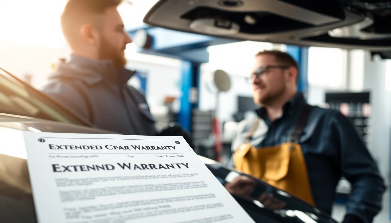 Understanding the importance of an extended car warranty during vehicle maintenance inspection.
