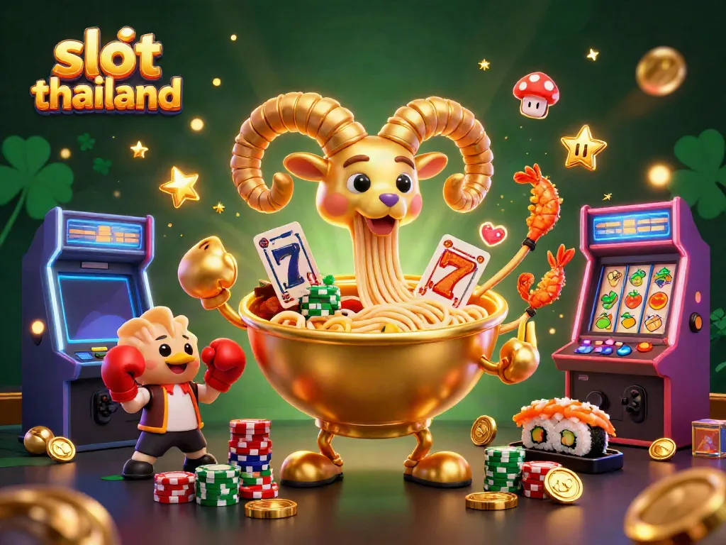Engage in slot thailand excitement with vibrant casino-themed characters and gaming elements!