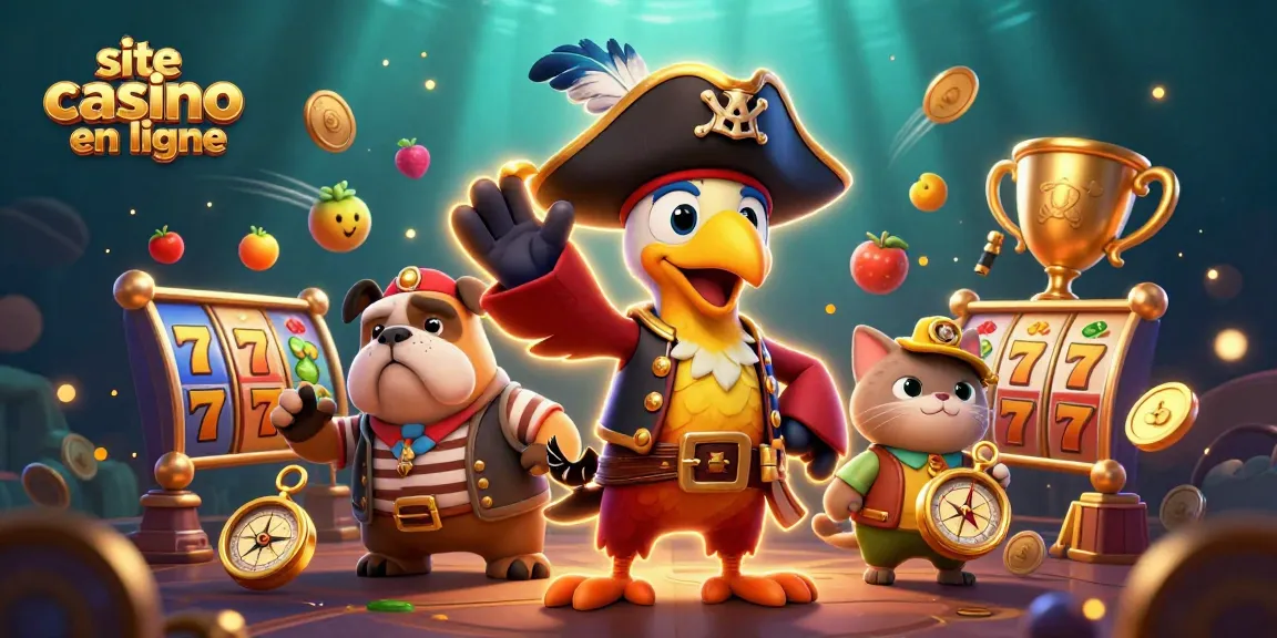 Découvrez le site casino en ligne avec des personnages colorés et des éléments de jeu palpitants en pleine activité.
