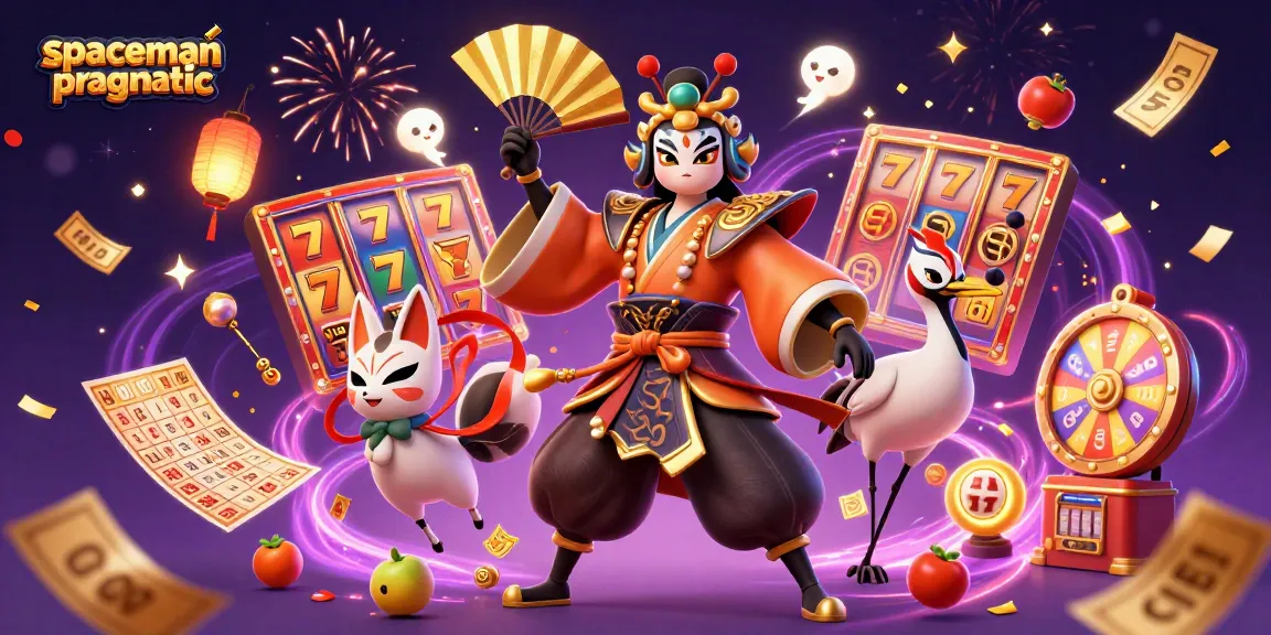 Engage with spaceman pragmatic slot reels and whimsical characters in a vibrant casino atmosphere.