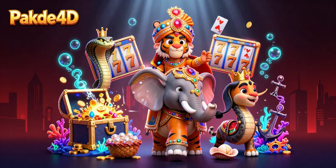 Pakde4D showcases exciting slot games with vibrant characters and rich treasures.