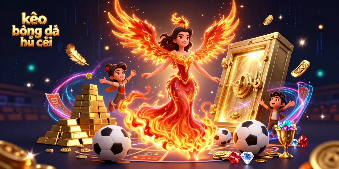 Enhance your bets with kèo bóng đá nhà cái in this vibrant sports betting illustration.