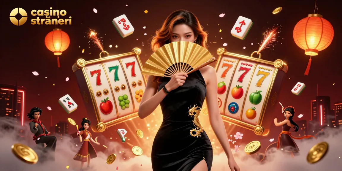 Vivi emozionanti slot ai casino online stranieri con la nostra affascinante illustrazione del casino asiatico.