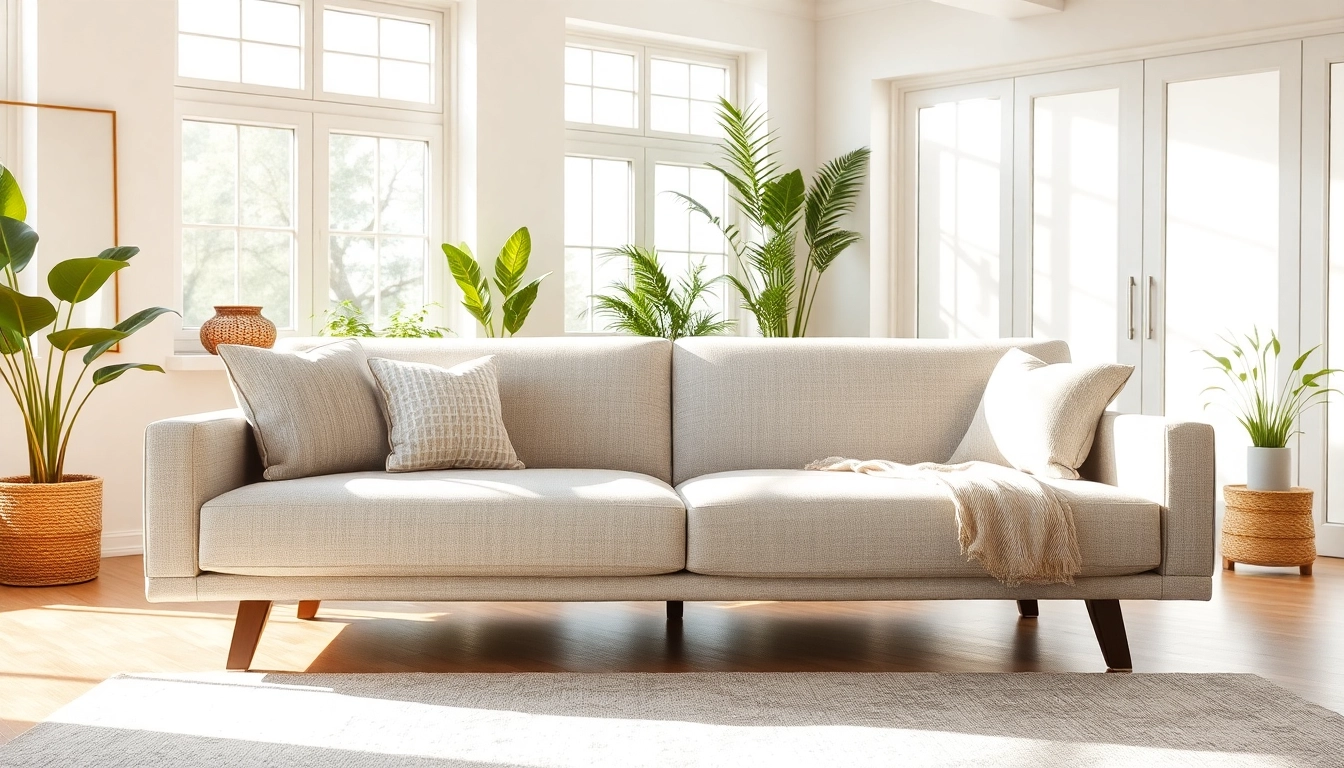 Stylish sofa bed uk featured in a modern living room with cozy decor.