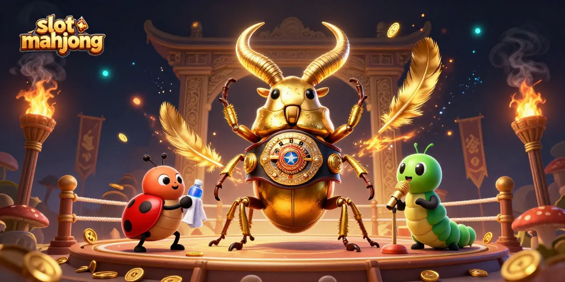 Engage with the thrilling world of slot mahjong in this vibrant 3D scene featuring unique characters and dynamic gameplay elements.