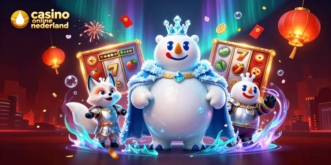 Experience casino online nederland with vibrant 3D illustration of lucky charms and winning symbols.
