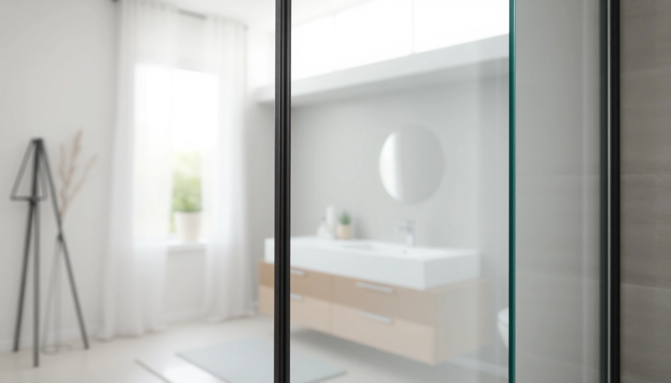 Admire paroi de douche 150x200 in a sleek modern bathroom showcasing elegance and functionality.