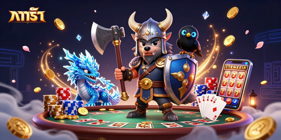Engaging illustration of baccarat showcasing gameplay excitement with cartoon characters and vibrant casino elements.
