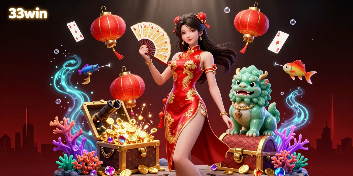 Experience thrilling games at 33win with dynamic visuals and exciting elements in the casino scene.