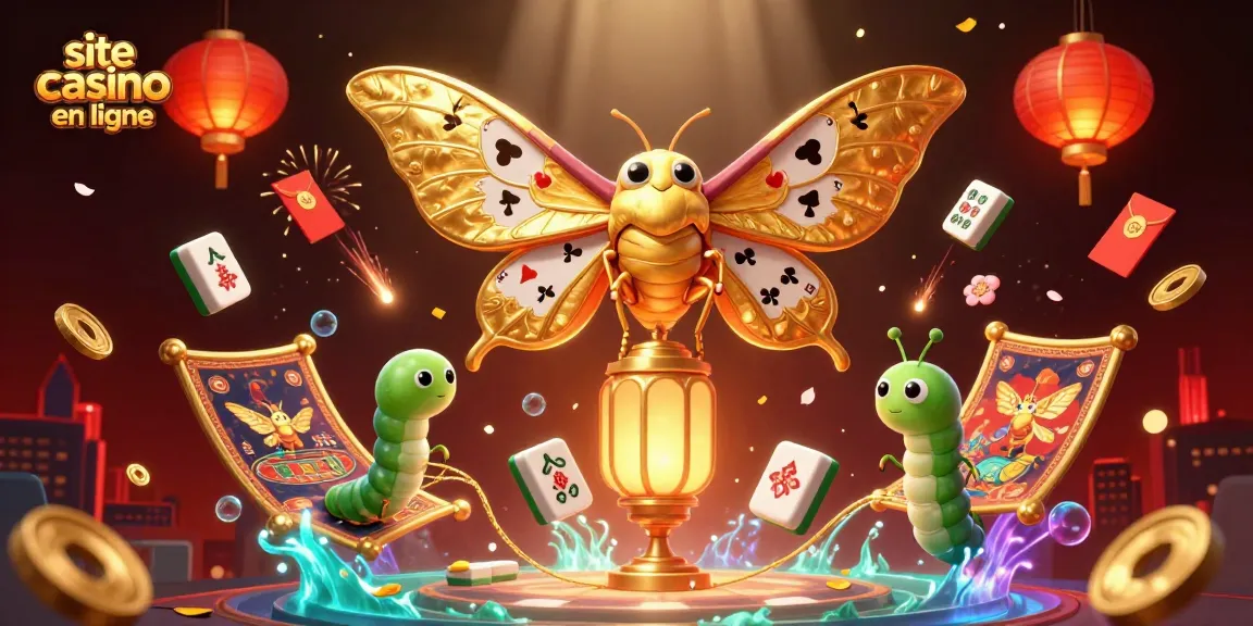 Découvrez le site casino en ligne avec des illustrations vibrantes de jeux et de casino.