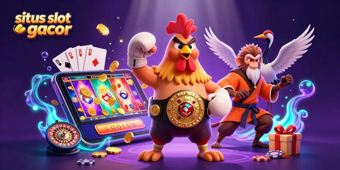 Experience thrilling gameplay with situs slot gacor featuring vibrant characters and dynamic slot elements.