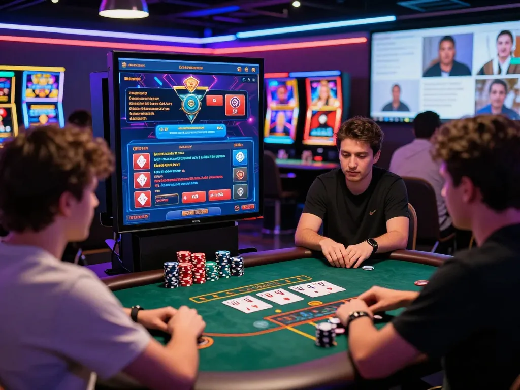 Engaged players at virtual poker table in vibrant environment showcasing hubet88com https://hubet88.icu/ workforceexcellence.net casino hubet88 experience.