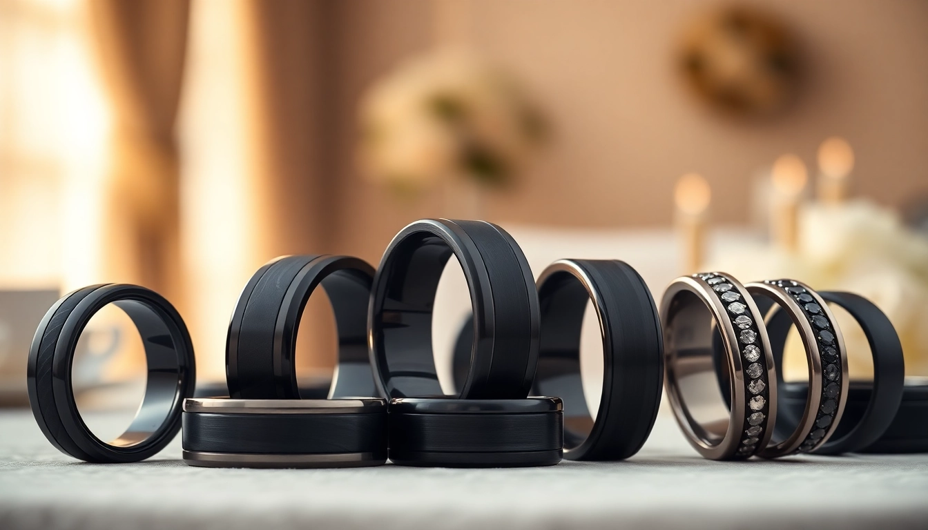Unique Styles of Black Wedding Rings for Men to Elevate Your Commitment