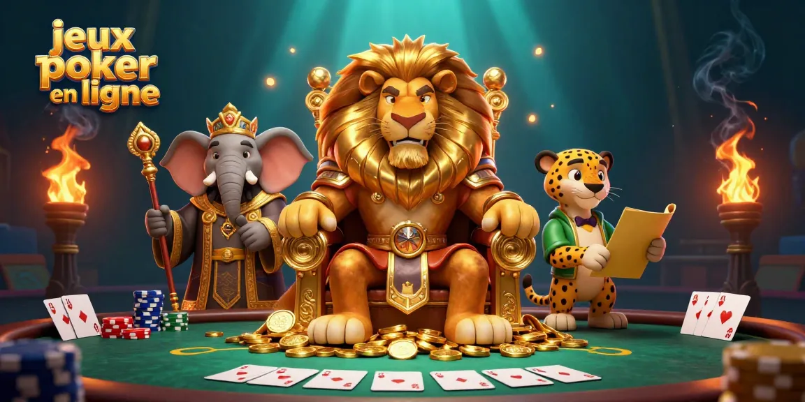 Jouer à des jeux de poker en ligne avec des mises élevées sur des tables animées en attendant des gains passionnants.