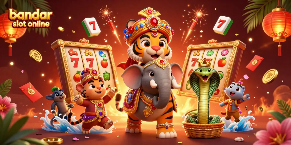 Experience thrilling games at bandar slot online with vibrant scenes and engaging characters.