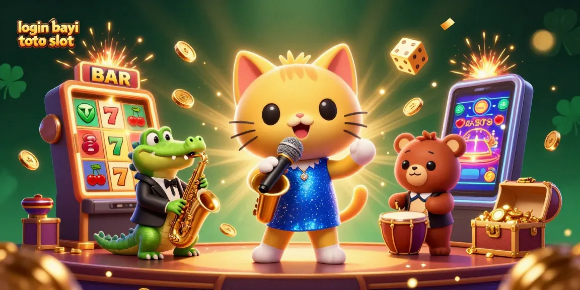Engage with exciting games at login bayi toto slot featuring lively characters and vibrant casino elements.