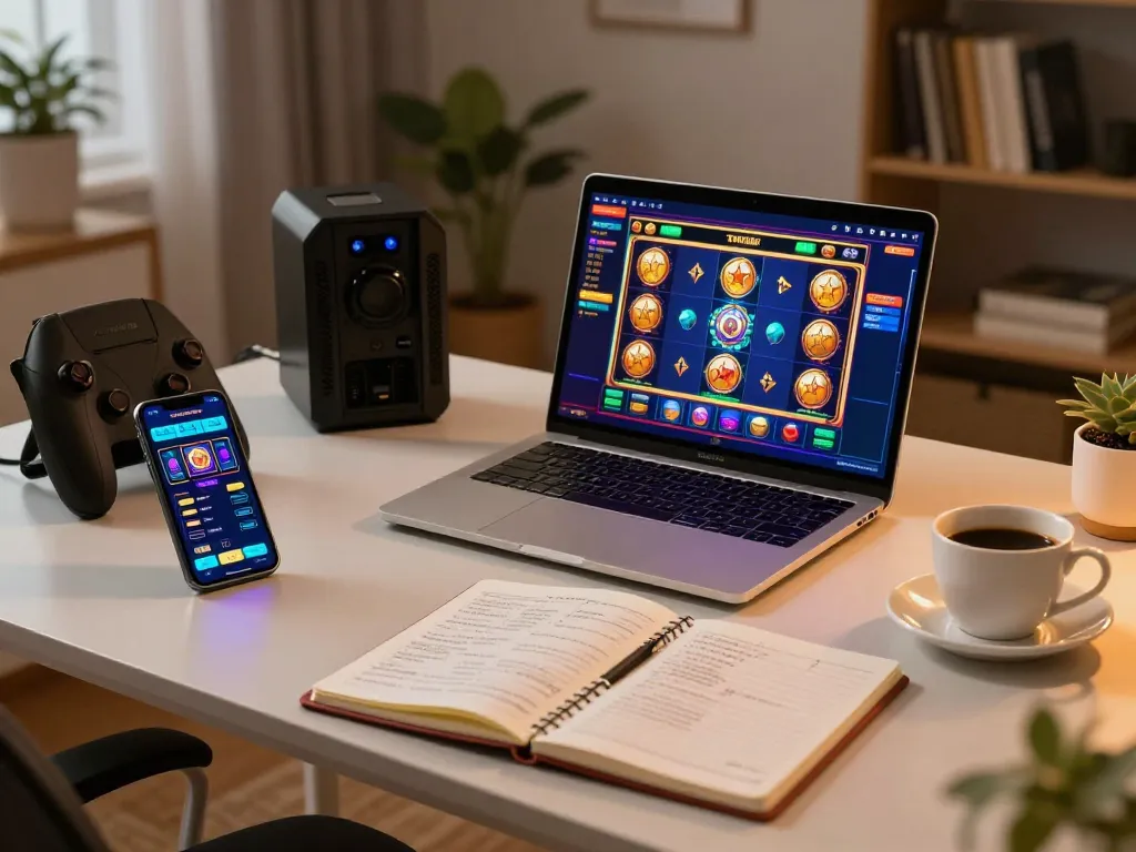 Engaging online slot gameplay with vibrant visual effects on screen, showcasing interactive user experience.