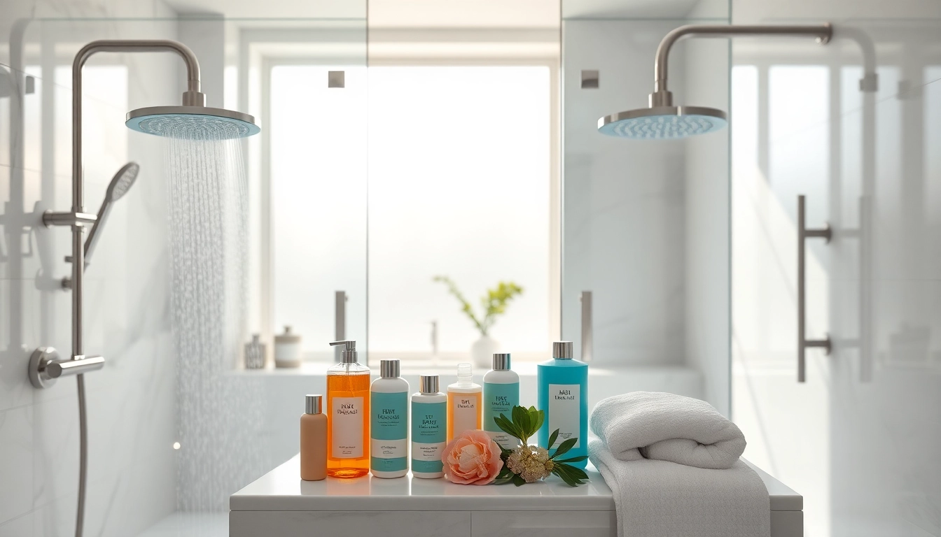 Elevate your bathing routine with a luxurious shower uk experience featuring elegant fixtures and calming decor.
