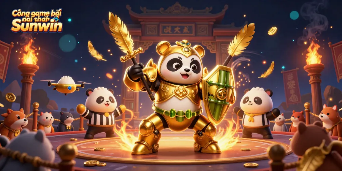 Cổng game bài đổi thưởng Sunwin offers thrilling gaming experiences with vibrant characters and dynamic elements.