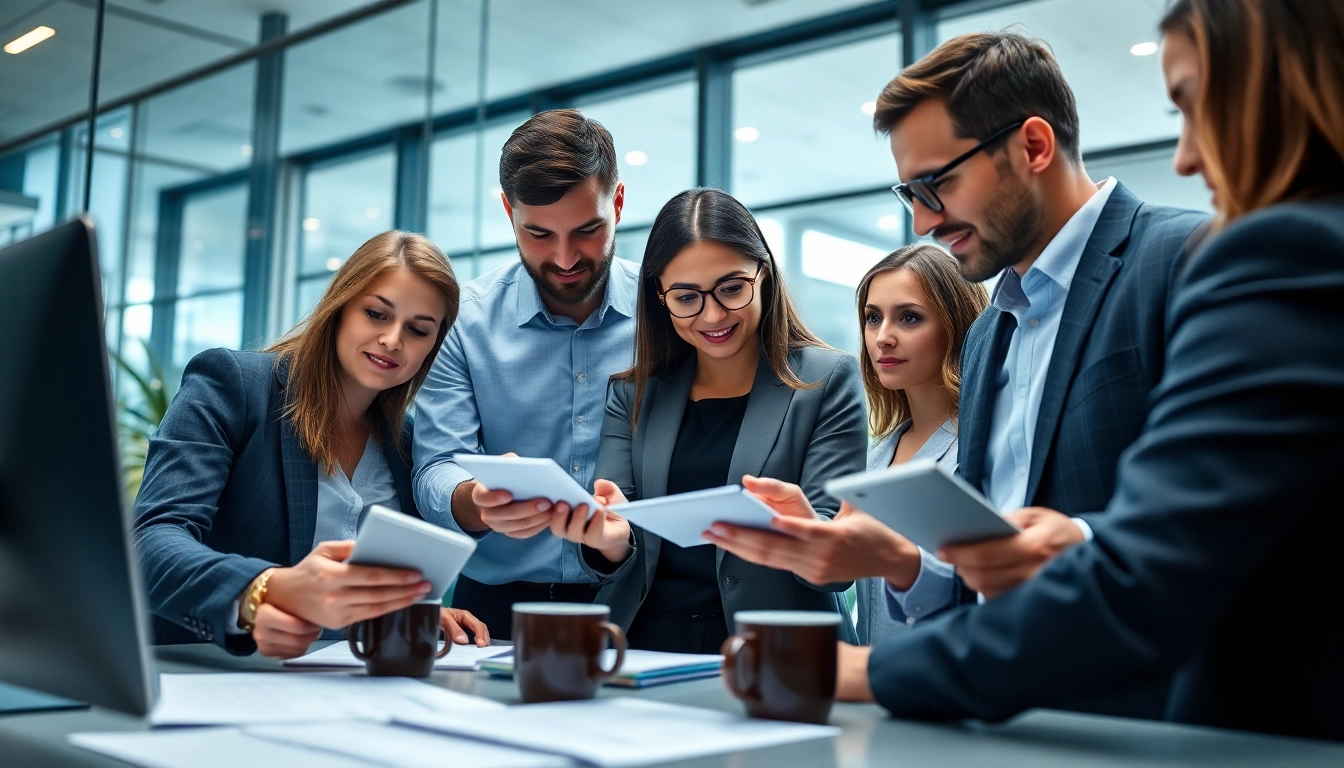 Engaging professionals collaborating in Contract Management for streamlined business agreements.
