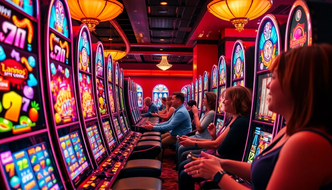 Rasakan sensasi kemenangan bonus slot bagi anggota baru dalam suasana kasino yang meriah.