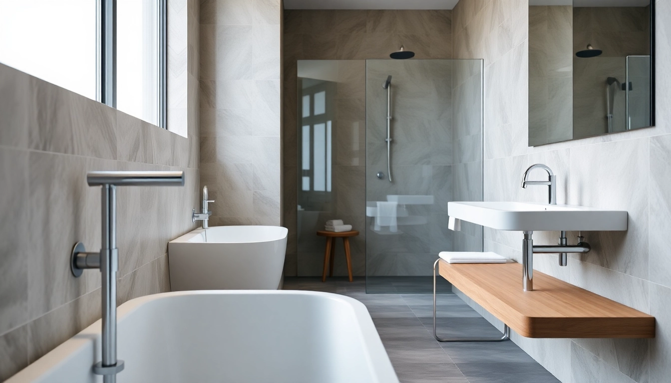 Sanitary installations by sonni sanitär GmbH in a modern bathroom design.