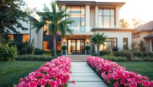 Explore Real Estate through a professional agent presenting a stunning luxury home.