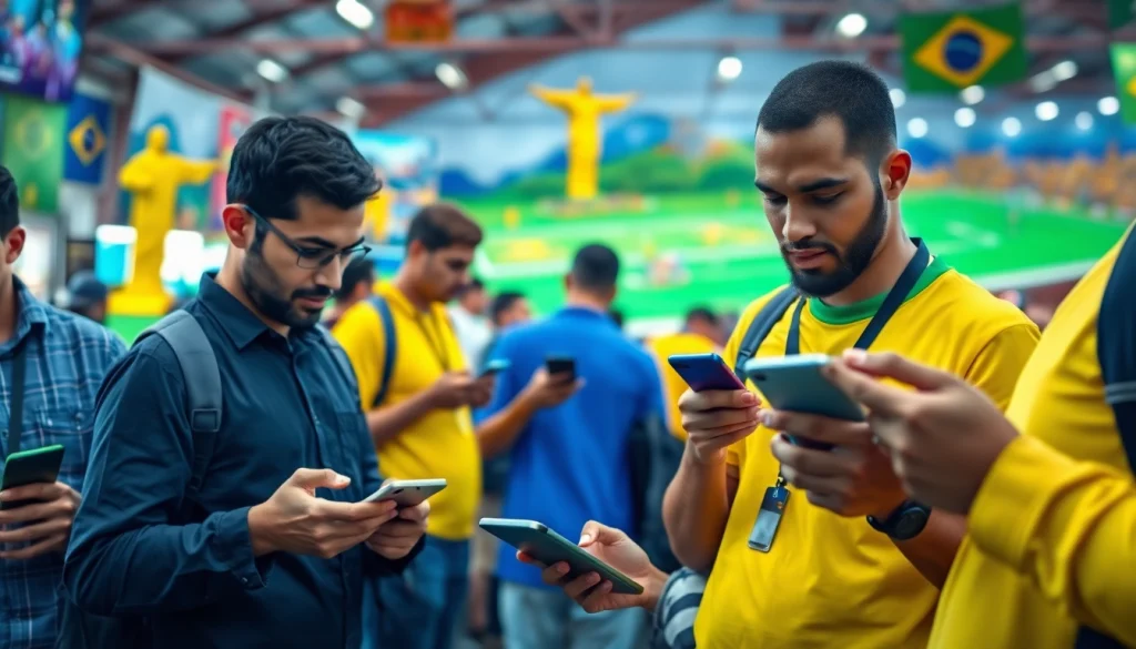 Discover the best sports betting sites in Brazil with diverse bettors using mobile apps amid a lively market.
