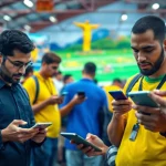 Discover the best sports betting sites in Brazil with diverse bettors using mobile apps amid a lively market.