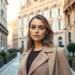 Book fotografico modelle in un affascinante contesto urbano di Milano.