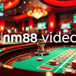 Players engaging at the roulette table in mm88 video casino scene filled with vibrant colors and chips.