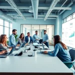 Improve IT Efficiency Tampa through collaborative IT strategies in a modern office.