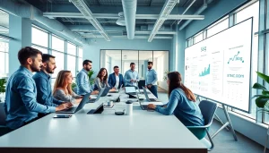 Improve IT Efficiency Tampa through collaborative IT strategies in a modern office.