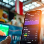 Engaging display of sports betting apps India on a smartphone showcasing exciting betting options.