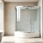 Erleben Sie die elegante sonni Duschkabine in einem modernen Badezimmer-Design.