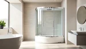 Erleben Sie die elegante sonni Duschkabine in einem modernen Badezimmer-Design.