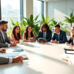 Collaborative session at an environmental law firm, emphasizing diverse legal expertise and advocacy.