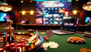 Betting strategy and excitement at the casino showcasing https://xx88.studio/ gaming interface.