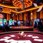 Engage in the thrilling atmosphere of GO8 casinos with vibrant poker and roulette setups.