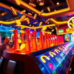 Rasakan pengalaman bermain plinko slot dengan pemain antusias dan suasana kasino yang hidup.