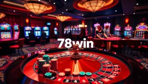 Experience the thrill of 78win casino as players enjoy poker, slots, and roulette.
