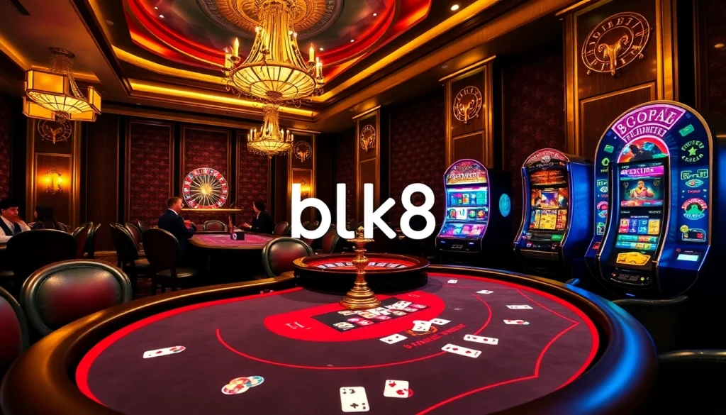 Experience thrilling blackjack action at BK8's luxurious online casino.