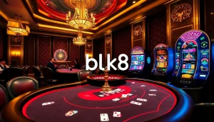 Experience thrilling blackjack action at BK8's luxurious online casino.