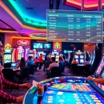 Experience the excitement of Canadian casinos online with players enjoying vibrant gaming scenes.