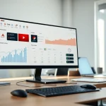 Optimize your youtube smm panel with analytics and marketing material in a professional workspace.