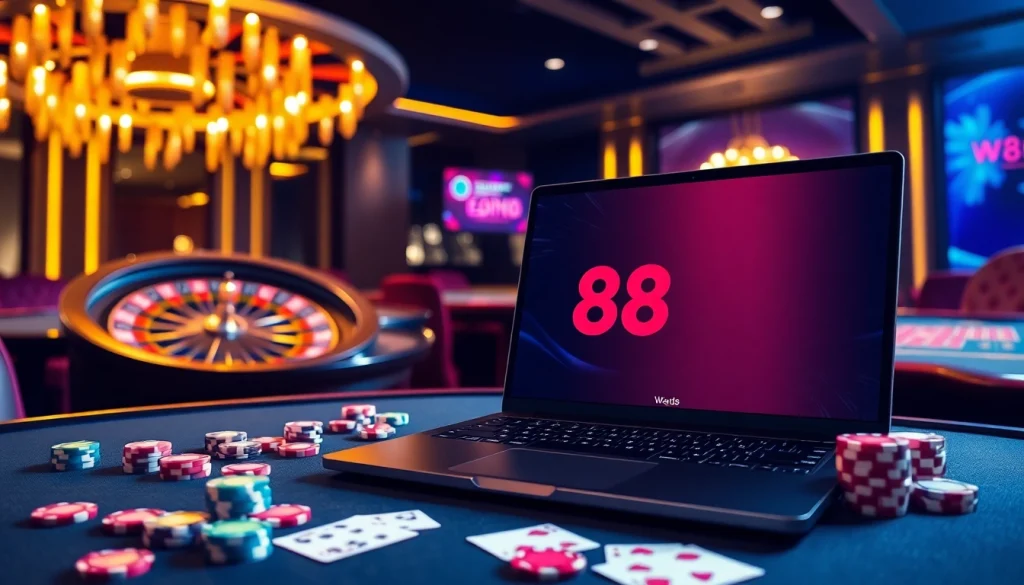 Tham gia các hoạt động cá cược trên liên kết truy cập W88 trong môi trường casino sang trọng